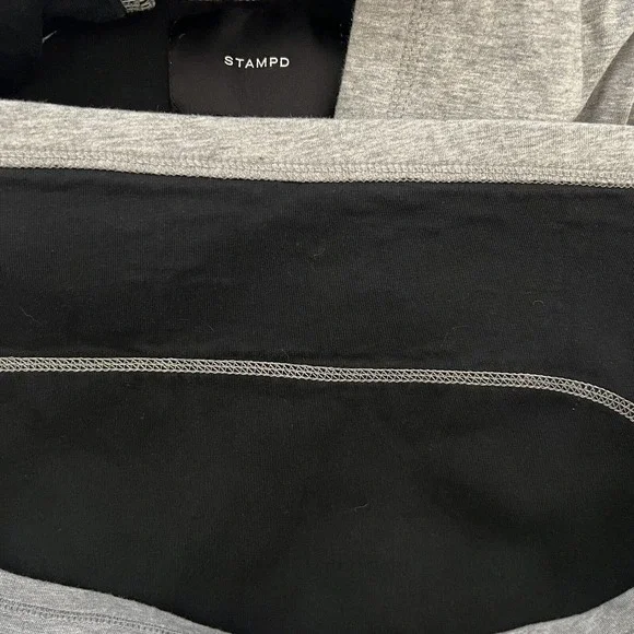 Stampd Women's Unisex Gray Pullover Hoodie with Scoop Hem & Thumb Holes - Large - Picture 13 of 15